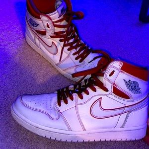 Jordan 1 Retro High Phantom Gym Red